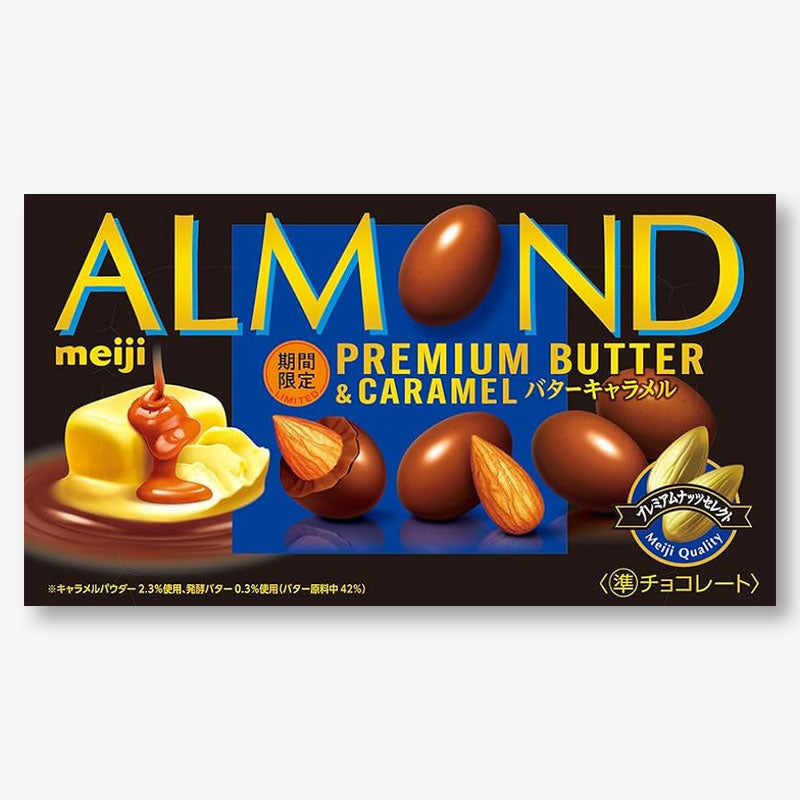 Meiji Mandelschokolade – Premium Butter Karamell