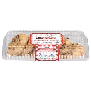Julias Table Keks Haferflocken Cranberry 7,4 Unzen – (Packung mit 12) – 6Ct