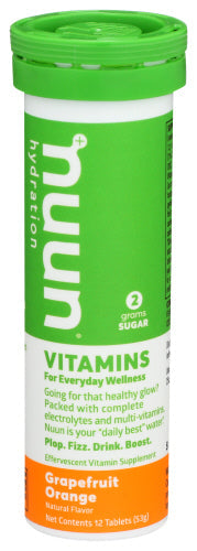 Nuun – Vitamine Grapefruit Orange Tägliche Feuchtigkeitsergänzung 12tb – 53