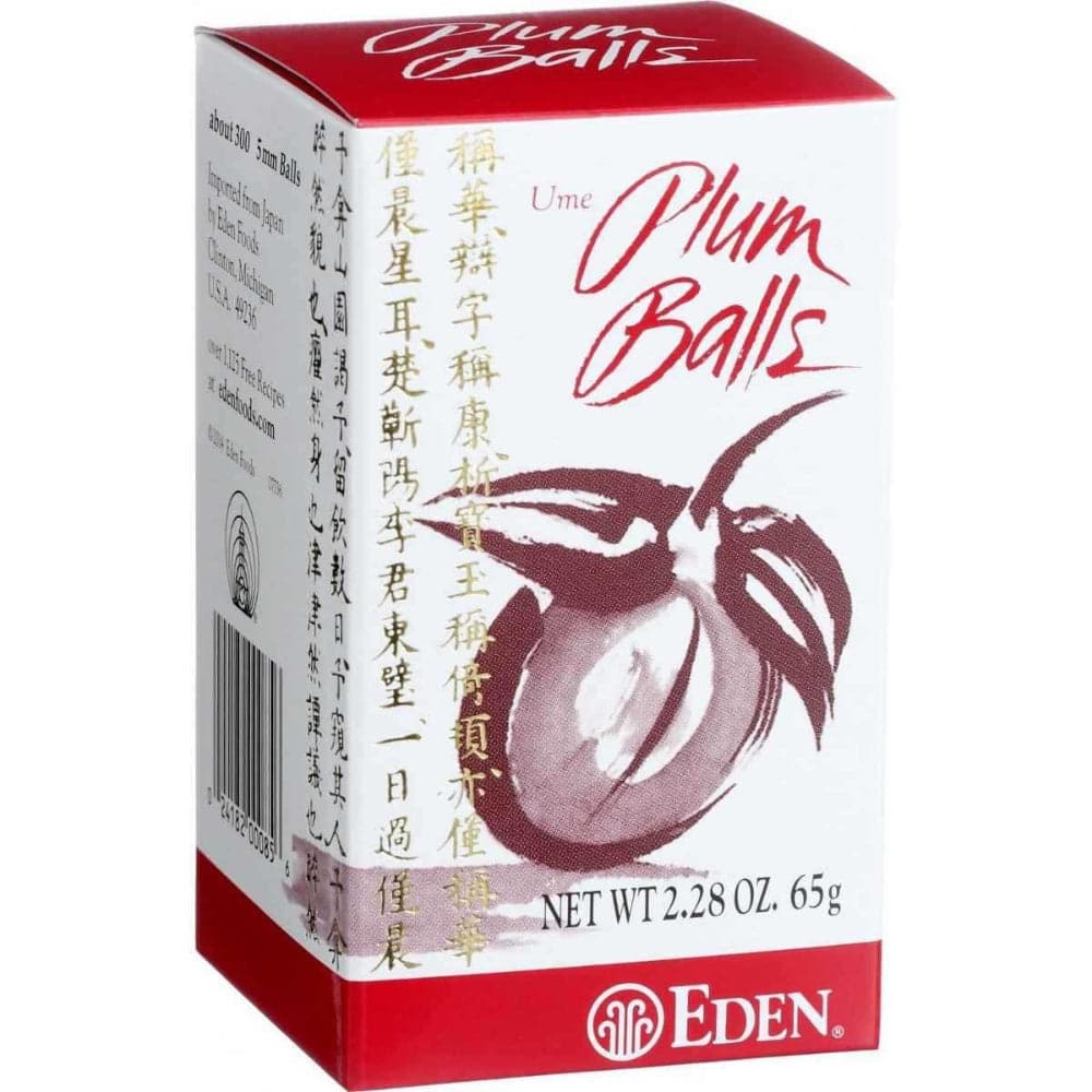 Eden Foods Ume Pflaume Balls