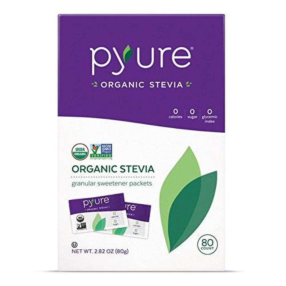 Pyure – Bio Stevia Granular Süßstoff – 2,8 Unzen