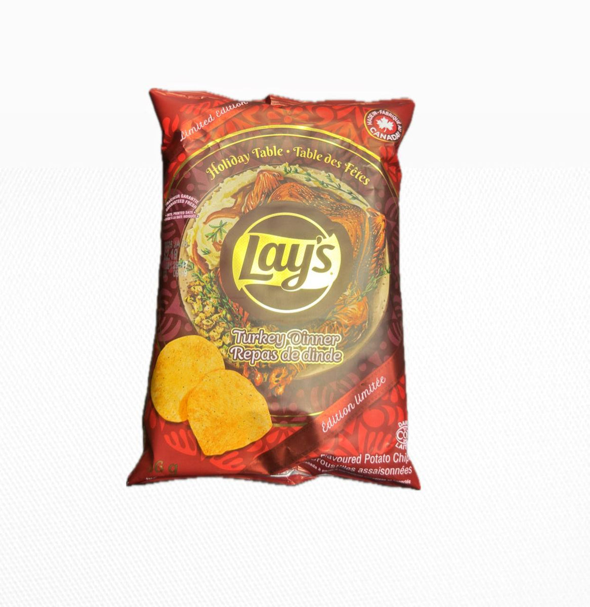 Lays Türkei Abendessen Repas de dinde