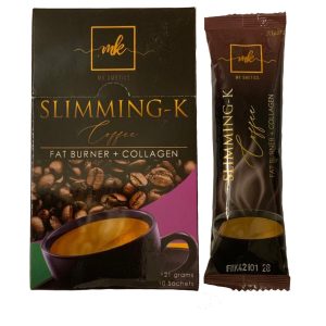 MK'SMETICS – Abnehmen K – Kaffee Fat Burner + Kollagen – 10 Sachets – 210 G