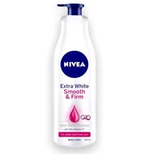 Nivea extra weiß glatt & feste Lotion – 400ml