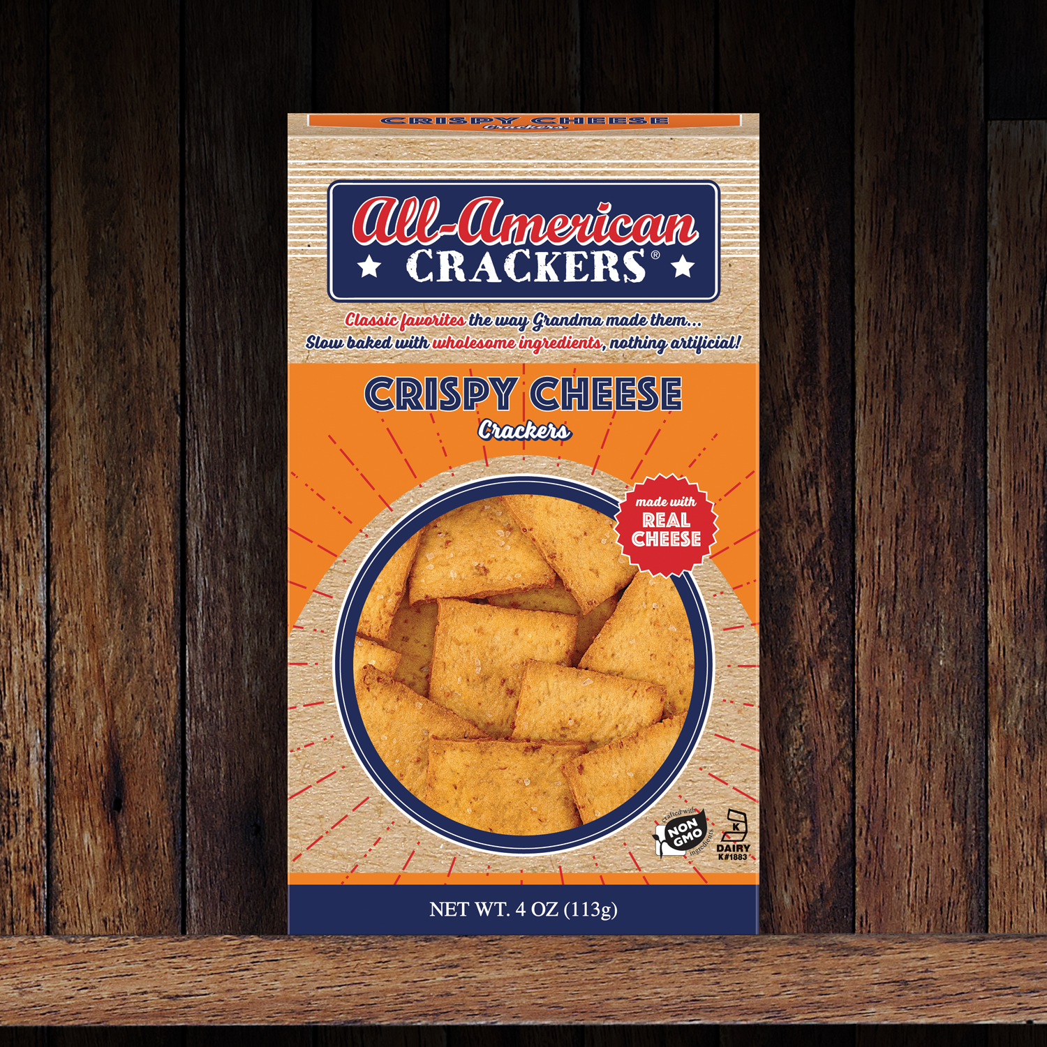 Partner Crackers – Knusprige Käse Snack Crackers