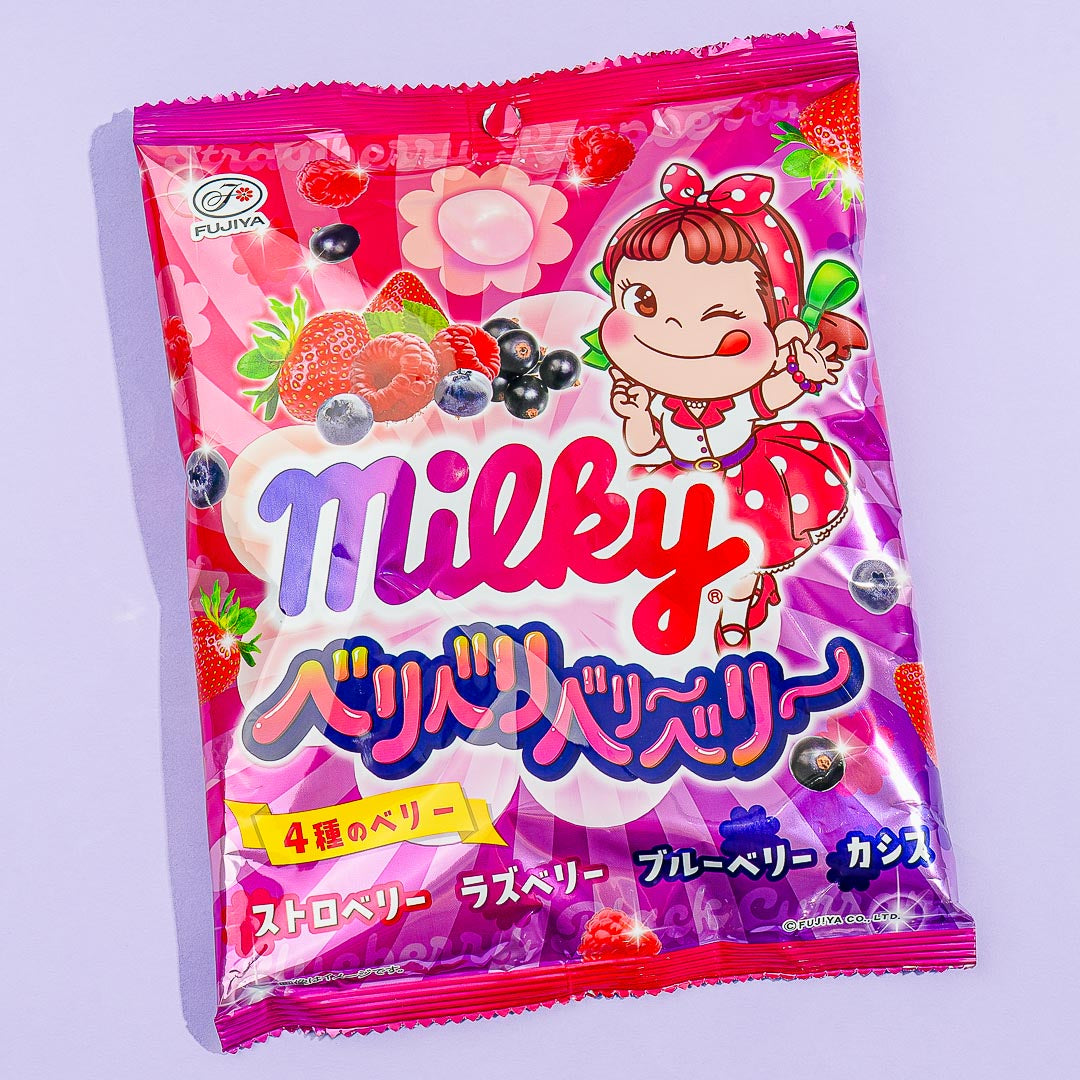 Milky Peko-Chan Süßigkeiten – 4 Arten von Beeren
