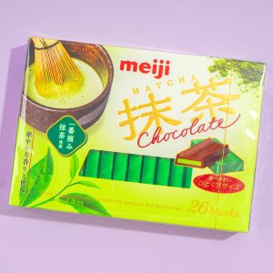 Meiji Matcha-Schokoladeblöcke