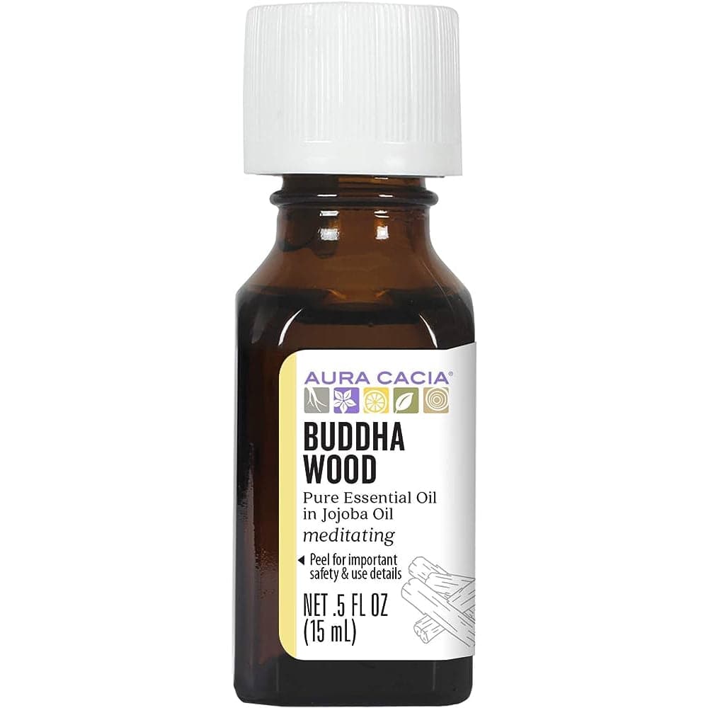 Aura Cacia Buddha Holz in Jojobaöl,.5 fl oz