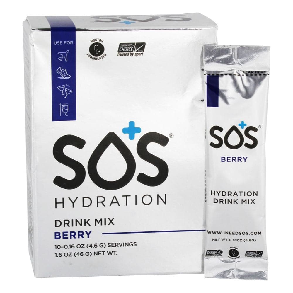 SOS Hydration – Elektrolyt-Getränkemischung Berry, 1,6 oz