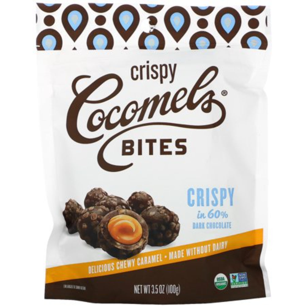 Cocomels – Bites Crispy Schokolade überzogen, 3,5 Unzen (Packung mit 6 Stück)