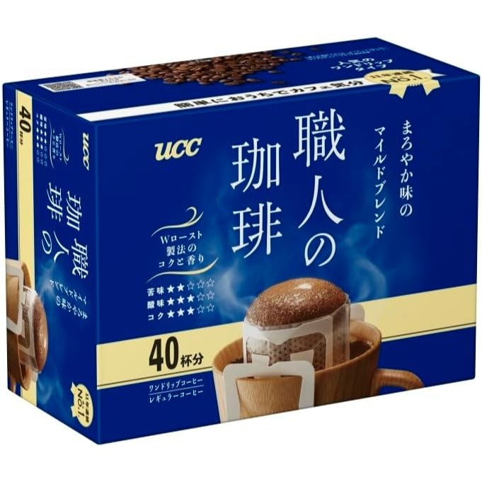UCC Craftsman Kaffee Drip Kaffee Mild Blend mit glattem Geschmack 40 Portionen JAPAN – Tokyo Sakura Mall