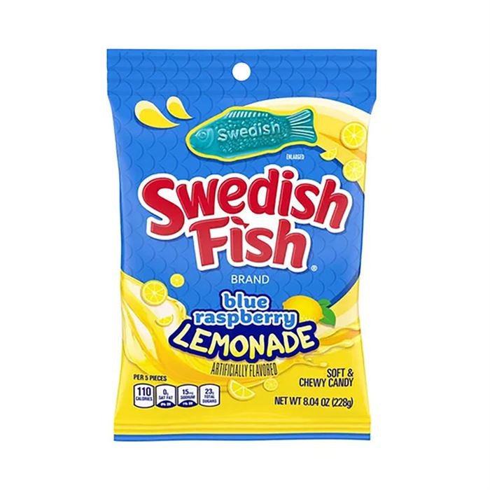 Swedish Fish Blaue Himbeerlimonade – 8.04 oz Beutel