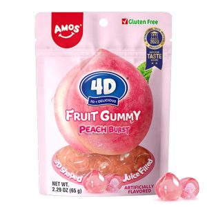 Amos 4D Fruchtgummi Pfirsich Burst