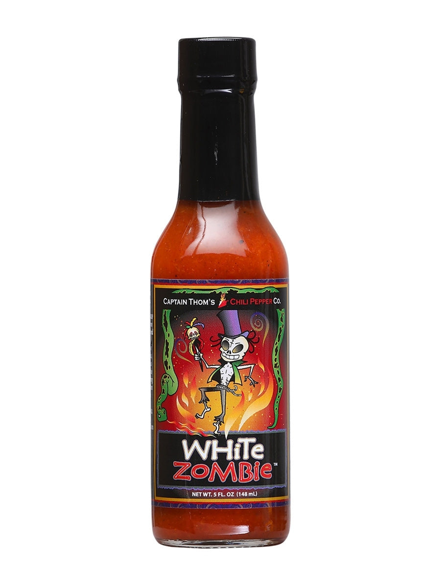 Chilisauce Weiß Zombie Kapitän Thoms 5 oz Hitze 6