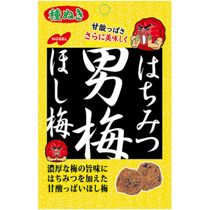 Nobel, Otokoume Hachimitsu Hoshi Ume, getrocknete Umeboshi, Honig Geschmack, 20g, kleine Packung