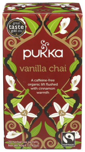 Pukka Kräuter Vanille Chai Bio-Tee 20 Bg – Packung mit 6