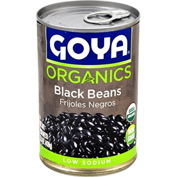 Goya Organische schwarze Bohnen, 15.5 Oz (Packung mit 24)