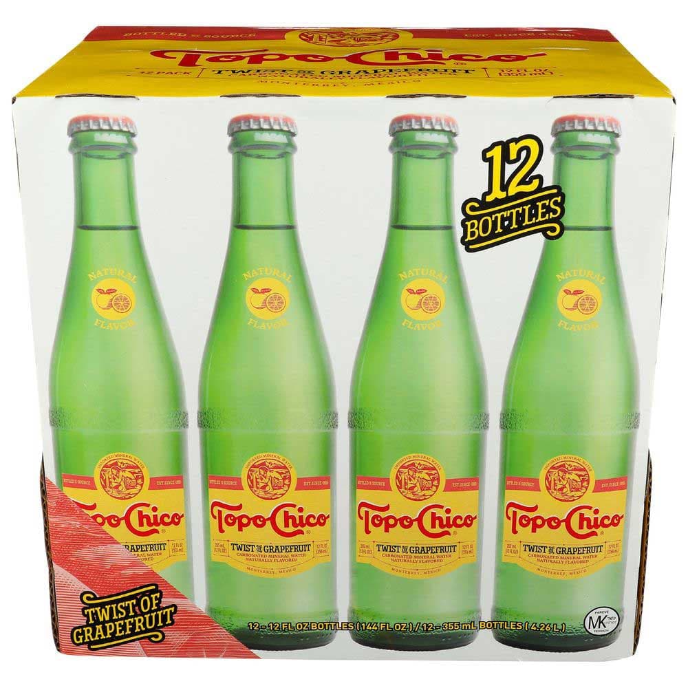 Topo Chico – Twist von Grapefruit glitzernd Mineralwasser, 144 fl oz