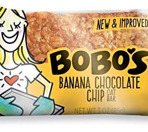 bobo-s – Haferstangen Bar Hafer Banane Choc Chip, 3 Unzen – Packung mit 12