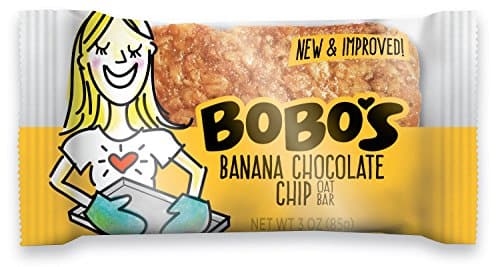 Bobo's – Haferriegel Hafer Banane Choc Chip, 3 OZ – Packung mit 12 Stück