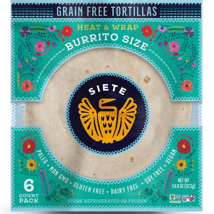 Siete Getreidefreie Tortillas: Perfekt für Burritos