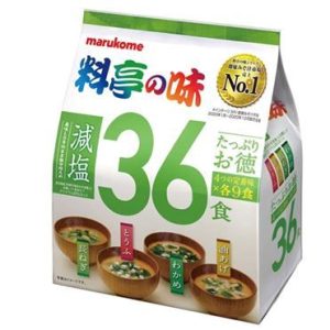 Marukome, Ryotei no Aji, Instant Miso Suppe, leichtes Salz, 36 Portionen. – 549g