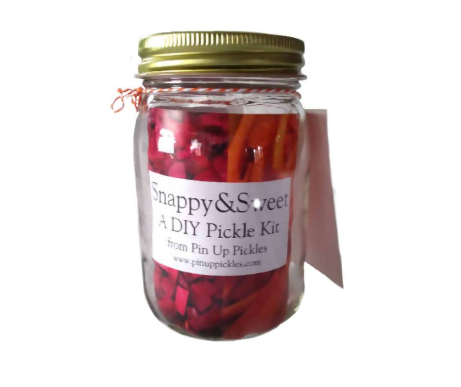 DIY Pickle Kit mit Gläsern – Snappy & süß – 24 Gläser