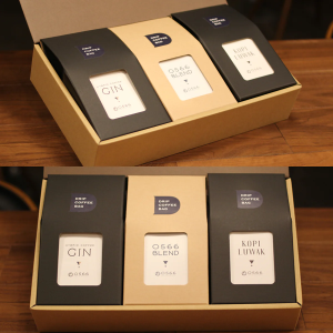 Luxury 3-Drip Beutel Kaffee Geschenk-Set (0566 Mischung, Hybrid-Kaffee und Kopi Luwak) – Kurumira Shop