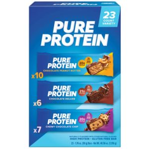 reiner Proteinriegel, Sortenpackung, 1,76 Unzen, 23 Zählung