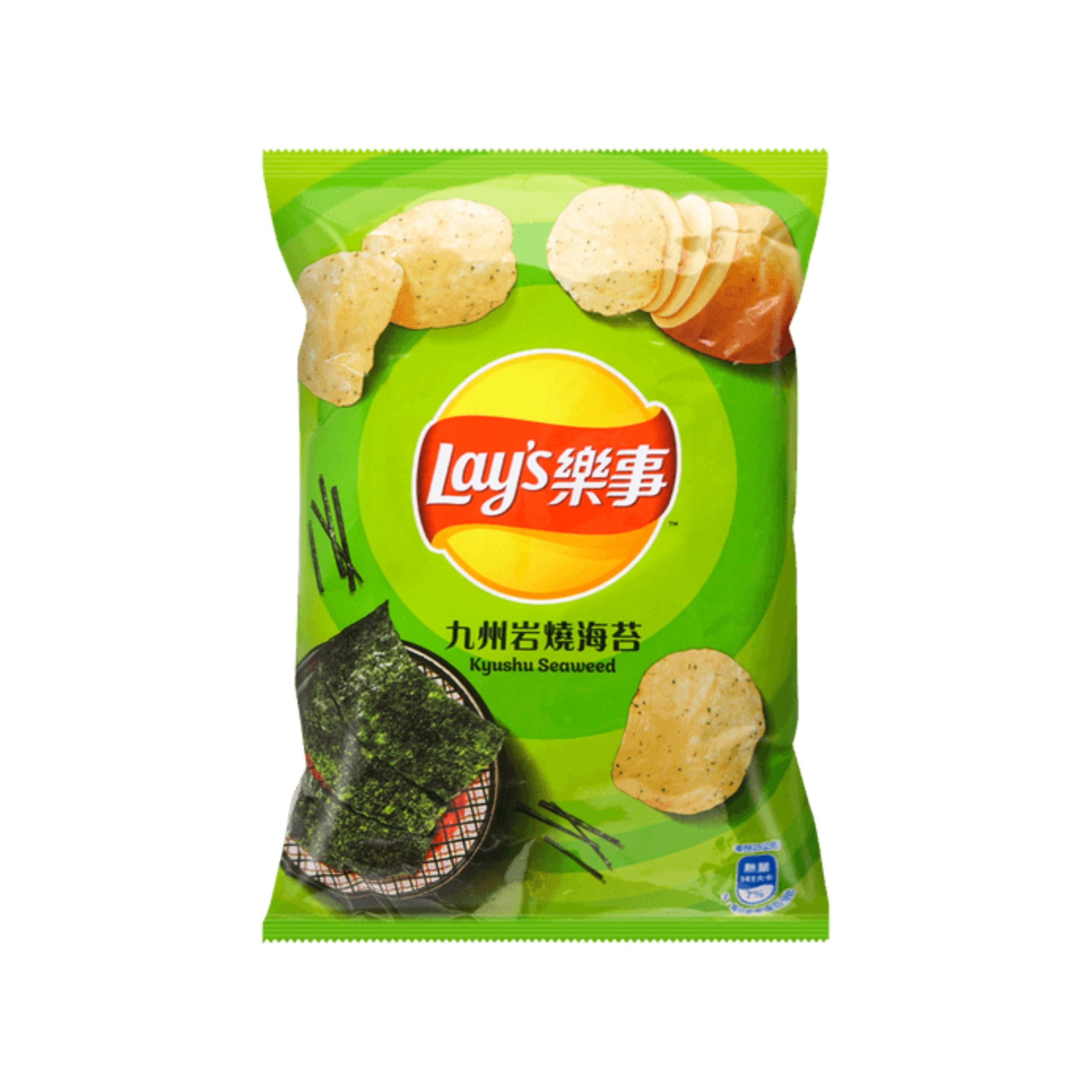 Lay's Kartoffelchips Kyushu Seaweed Geschmack (Taiwan)