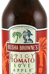 Busha Browne’s würzige Tomaten lieben Apfelsauce mit Basilikum, . – 12oz