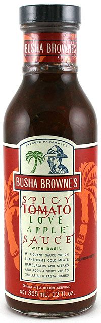 Busha Browne's Würzige Tomate Liebe Apfelsauce mit Basilikum, 12oz