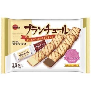 Bourbon “Buranture, Weißes Choco & Milch-Choko-Familienpack, 18 Stück in 1 Beutel