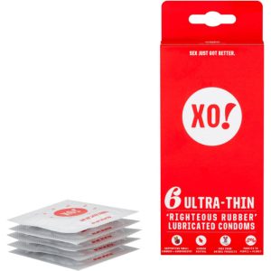 Xo Kondome ultradünnen Gummi 6 St. – Packung mit 8