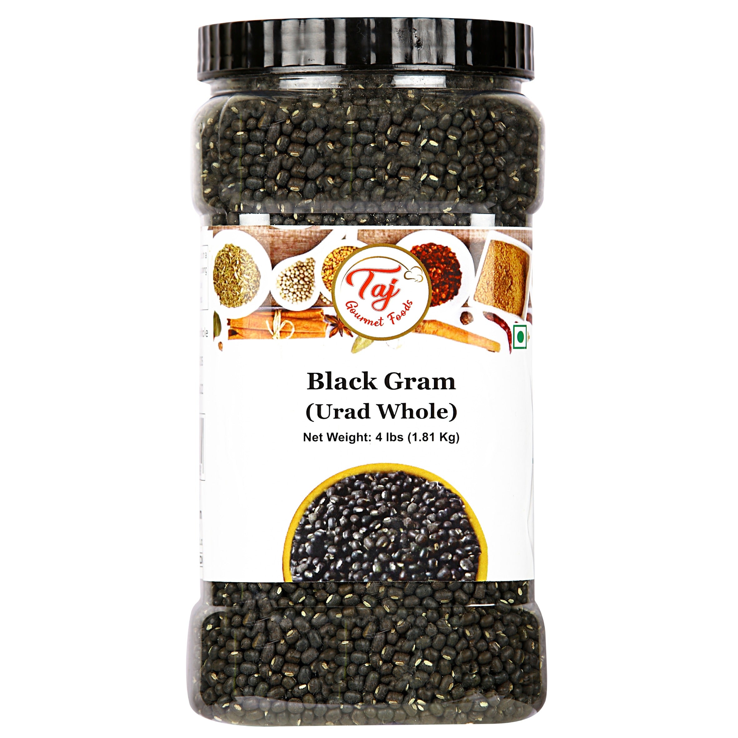 TAJ Urad ganz Dal (Urad ganz, schwarzes Gramm)