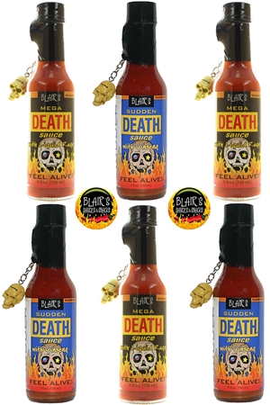Blair's Mega Death Sauce Six Packung