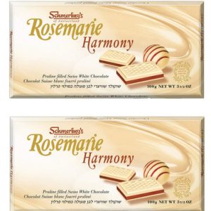 Schmerling’s Rosemarie Harmony Swiss weißer Schokoriegel, Pralinen gefüllt, 3,5 Unzen (Packung mit 2)
