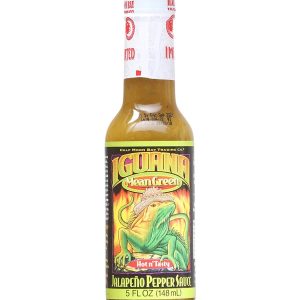 scharfe Sauce Iguana durchschnittliche grüne Jalapeno 5 Unzen Hitze 6 $7,48