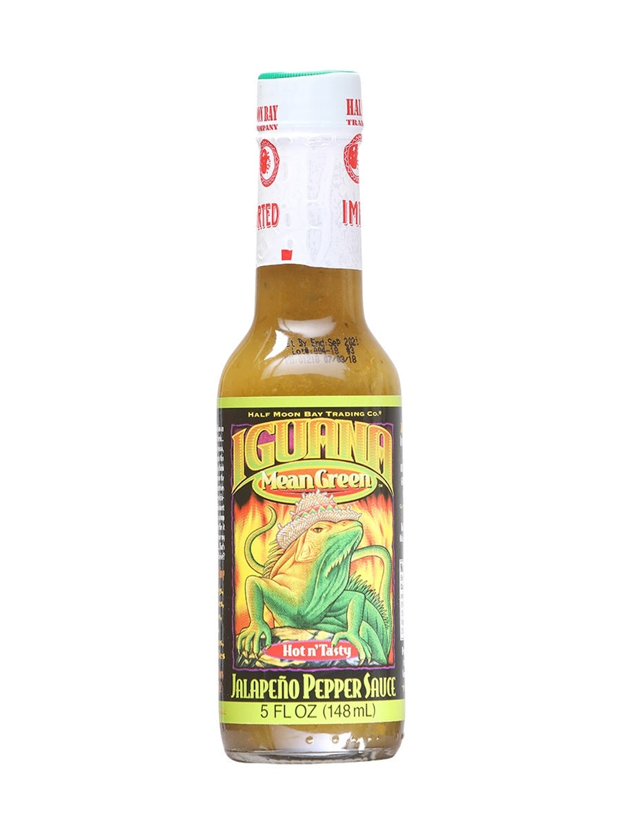 Chilisauce Iguana Mean Grün Jalapeno 5 oz Hitze 6