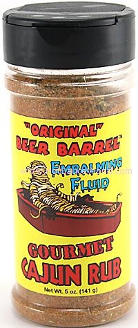 Original Bierfass Embalming Fluid Gourmet Cajun Rub, 5oz
