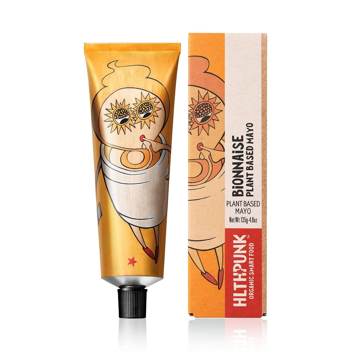 HlthPunk BIONNAISE Bio Tube (Pflanzenbasiert Mayo) – 8 Tubes x 135g