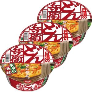 Nissin Donbei Tempura Soba Instant-Nudeln (Packung mit 3)