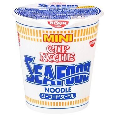 Nissin “Mini Cup Noodle, Meeresfrüchte Geschmack” Japanisch Instant Ramen, 38g