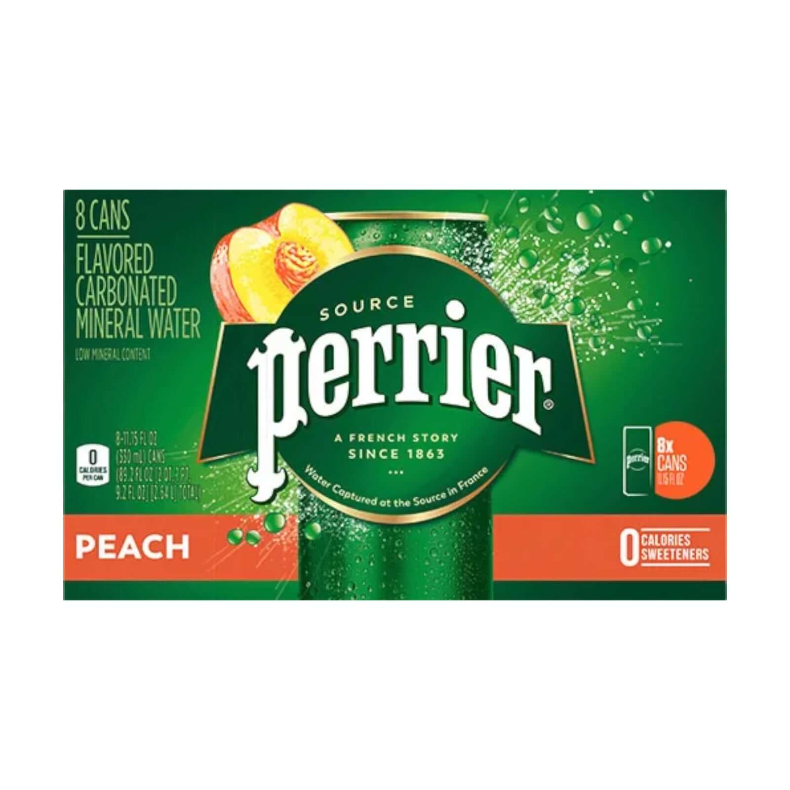 Perrier Pfirsich aromatisiertes Mineralwasser