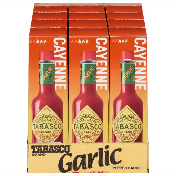 Tabasco Sauce Pfeffer Knoblauch 5 Oz – Packung mit 12