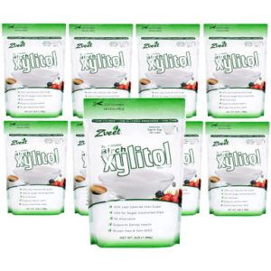 Zveet Real Birch Xylitol, 3 lb. (Fall von 8)