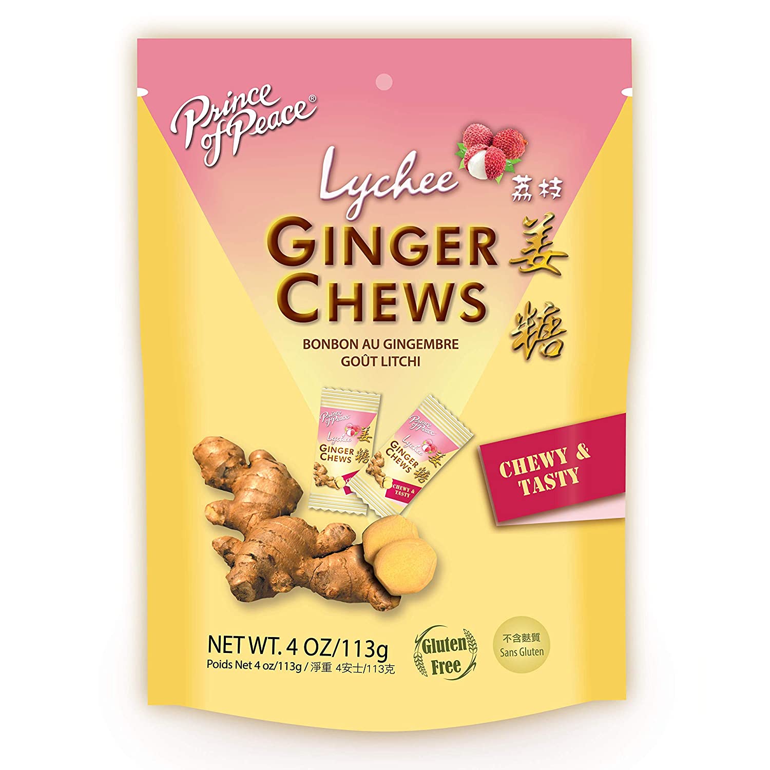 Prinz des Friedens Lychee Ingwer Süßigkeiten Chews – Delicious Treat