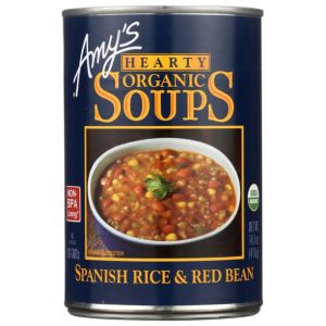 Amy's Herzhafte Bio-Suppen Spanischer Reis und rote Bohnen, 14.7 Fl Oz – P