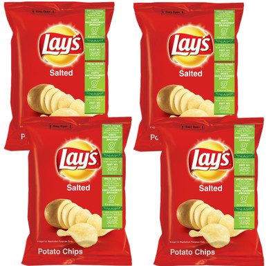 Lay's Kartoffelchips, koscher für Passah, 1,8 oz Beutel (4 Stück)