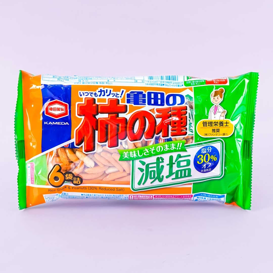Kameda Kaki No Tane Senbei Snacktasche – Salzarm